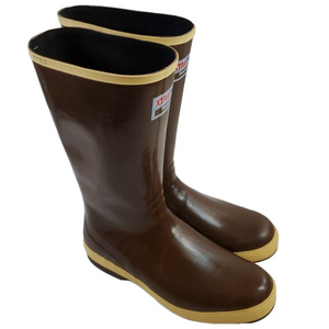 NEW XTRATUF Men's 15in Steel Toe Boots Brown Size 14